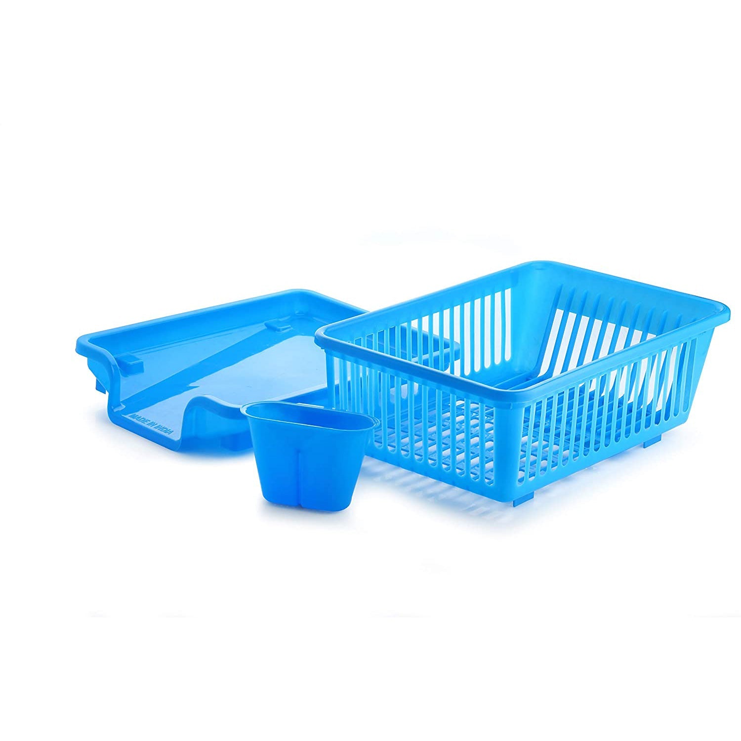 8132 Ganesh 3 in 1 Large Plastic Kitchen Sink Dish Rack Drainer Drying Rack Washing Basket with Tray for Kitchen, Dish Rack Organizers, Utensils Tools Cutlery DeoDap 8132 Ganesh 3 in 1 Large Plastic Kitchen Sink Dish Rack Drainer Drying Rack Washing Basket with Tray for Kitchen, Dish Rack Organizers, Utensils Tools Cutlery DeoDap